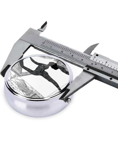 New Love Gymnastics Printed Mini Pill Box - 3 Compartment Travel Organizer for Home & Office - Buy Online on GoSupps.com