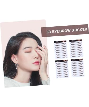 Beavorty 16 pcs eyebrow stickers make up kit 6d eyebrows Artificial Eyebrow semi-permanent stencil 3d - Buy Online on GoSupps.com