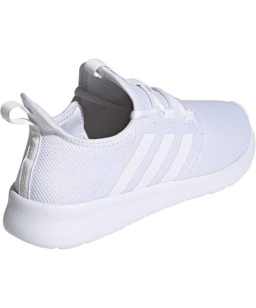 adidas Women's Cloudfoam Pure-2.0 Running Shoe 8 - White/Grey | Lightweight Comfort - Buy Online on GoSupps.com