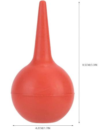 30ml Ear Washing Syringe Delicate Red Ear Syringe Washing Bulb Ear Washing Squeeze Bulb Portable Popular for Earwax Cleaning - Buy Online on GoSupps.com