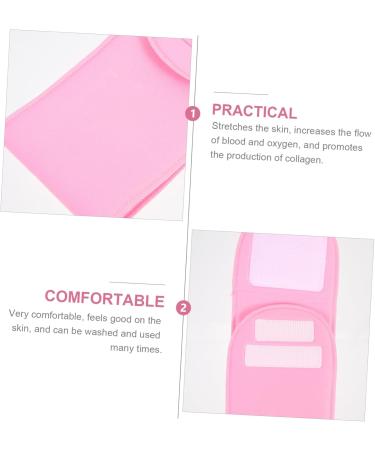 Cervical Fixation Tape Neck Gel Band - Anti-Wrinkle Neck Patch Moisturizing Pads for Neck Wrinkles - Pink 47x9.5cm | Shop Internationally - Buy Online on GoSupps.com