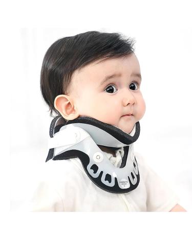 Kids Neck Brace Children Cervical Collar with Occipital Brace and Opening Design Five-Point dispersed Pressure & Uniform Stress Child Torticollis Orthotics for Kids Torticollis Large