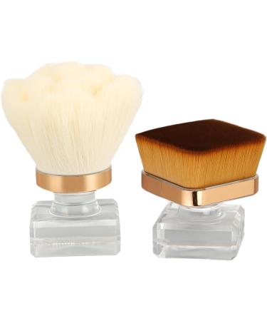 Makeup Foundation Brush Clear Base Loose Foundation Brush Soft Home Hair Brush - Buy Online on GoSupps.com