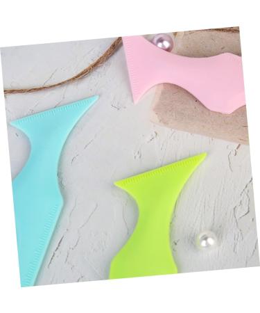 Didiseaon 2pcs Eyelash Multi-function Eyebrow Lash Applicators Stencils Silicone Aids Shield Eyeshadow Plate - Buy Online on GoSupps.com