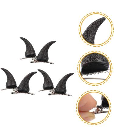 minkissy 9 Pairs Horn Hairpin Cartoon Horn Hair Clips Halloween Devil Horn Hair Pins Halloween Horns Hair Clips Halloween Barrettes Baby Clothing Goth Hair Clips Gothic Apparel Child Metal - Buy Online on GoSupps.com