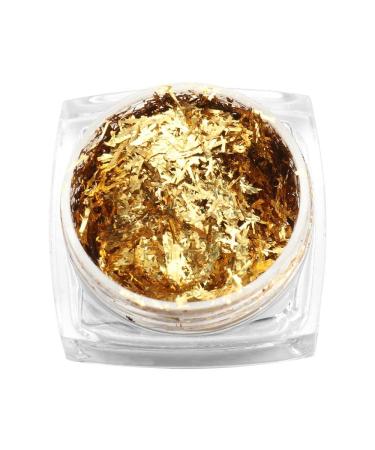 UV Confetti Filling Manicure Sticker 3D Gold Flakes Gold Silver Foil Mesh Nail Foils Nail Art Foils(06) Style06