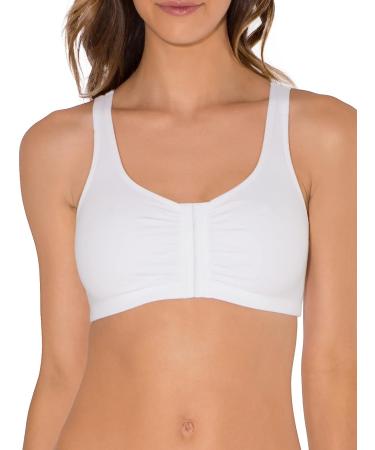 Fruit of the Loom Women's Front Closure Cotton Bra 3-Pack 38 - Black/White/Grey - Buy Online on GoSupps.com