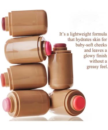 Pocket Blush Stick Versatile Long-Lasting Smooth Blush Stick Suitable for Cheeks Eyes and Lips Non-Greasy Long-Lasting and Buildable Formula - Buy Online on GoSupps.com
