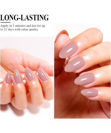 Imtiti Jelly Gel Nail Polish 15ml Natural Coffee Sheer Jelly Gel Polish Soak Off LED UV Nail Gel Polish Nude Translucent Gel Nail Polish Nail Starter Manicure Salon Kit - Buy Online on GoSupps.com