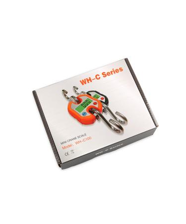 Klau Portable 150 kg/300 lb Heavy Duty Crane Scale with LCD Display - Orange - Buy Online on GoSupps.com