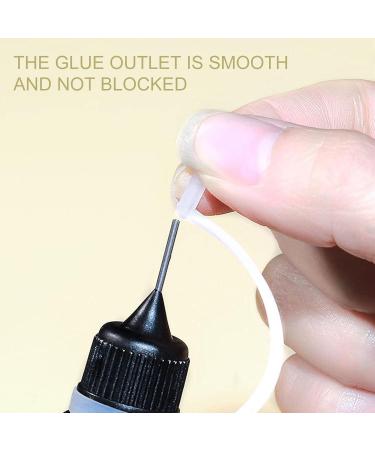 Rhinestone Glue Gel with Tip | Nail Gems and Rhinestones Gel Glue Professional Needle Pinhole Design Manicure Tools Glue Tip for Gaps Rhinestones Adhesive Sealing Littryee - Buy Online on GoSupps.com