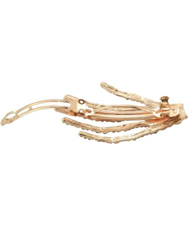 Punk Rock Devil Skeleton Hand Hair (Gold 1pc) - Buy Online on GoSupps.com