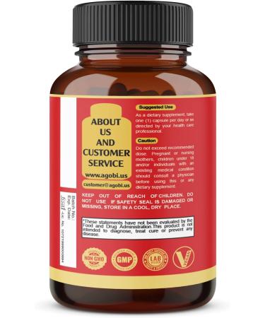 9in1 Brain Support Supplement - Concentrated Ashwagandha Root, Gotu Kola Powder, Bacopa Monnieri Powder and More - 90 Capsules - 3 Months Supply - Buy Online on GoSupps.com