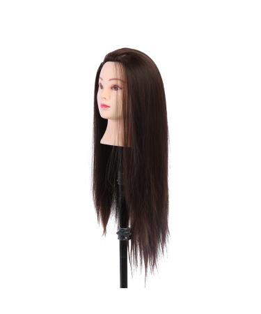 Shop Window Puppet - Blonde & Dark Brown Hair Styling Training Head | High-Temperature Fiber Hair Styling Model - Buy Online on GoSupps.com