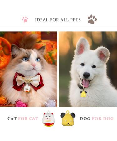 MATTISAM Cat Collar Bells - Pet Pendant for Collar Accessories - 4PCS Pumpkin & Animal Jingle Bell Set - Buy Online on GoSupps.com