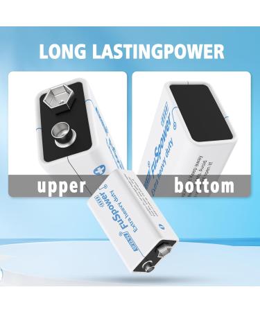 9V 6F22 Square Battery Zinc-Carbon Batteries for Smoke Detectors Garage Door Openers Traffic Warning Lights Thermometer 100pcs - Buy Online on GoSupps.com