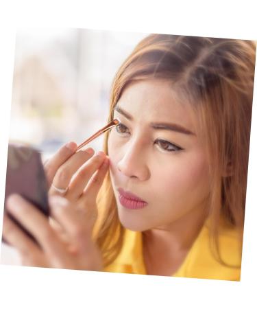 Housoutil 2pcs Eyeliner Brush Makeup Brush Cosmetic Brush Flat Makup Brush Eyebrow Brush Flat Brush Girl - Buy Online on GoSupps.com