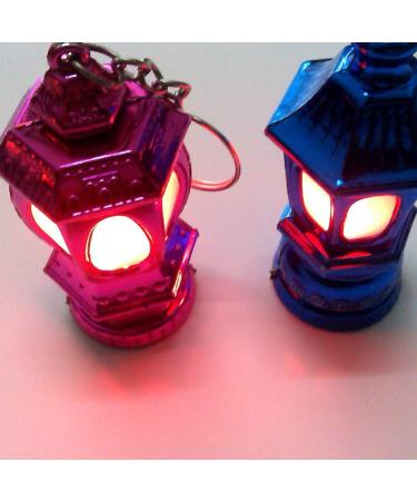 FRCOLOR LED Key Trailer Lanterns - Set of 20 Portable Mini Lanterns | Perfect Ramadan Gifts | Random Colors - Buy Online on GoSupps.com