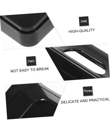 Ipetboom 1pc Box French sequins plastic box Nail supplies tool Storage Box lip gloss containers plastic serving trays flash recycle bin equipment glitter beads 7x4.4cm Black - Buy Online on GoSupps.com