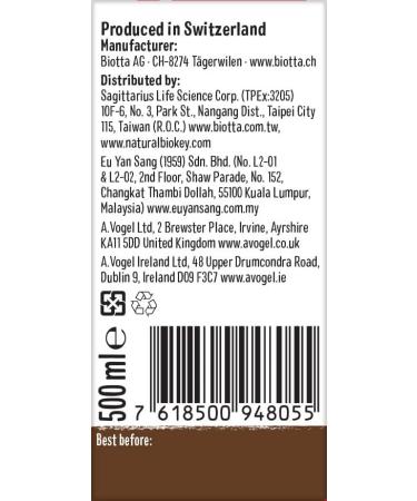 Biotta Breuss Juice | Organic | Natural source of 5 vegetables | Source of Potassium | Not from concentrate | 500ml - Pack of 6 - Buy Online on GoSupps.com