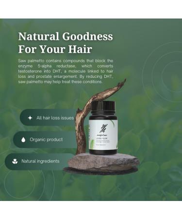 Advanced Potent Lion's Flow Hair Regrowth Supplement - Natural DHT Blocker for Thicker Fuller Hair | Fast-Acting & Clinically Proven Hair Loss Treatment (2-Month Supply - Buy Online on GoSupps.com