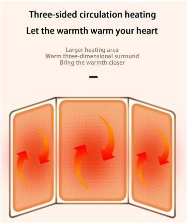 Buy Portable Electric Foot Warmer - Adjustable Temperature 45 Tilt Overheat Protection for Home & Office - Buy Online on GoSupps.com