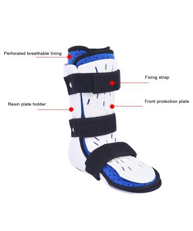 Milltrip Ankle Support Brace - Fracture Boot Short AFO Orthosis for Injuries | Right Foot M Size - Buy Online on GoSupps.com