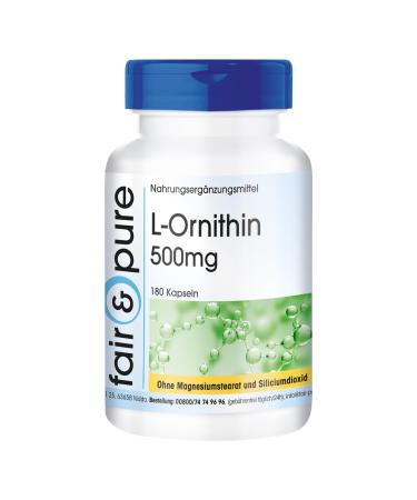 Fair & Pure - L-Ornithine 500mg - high dose - 180 capsules - Buy Online on GoSupps.com