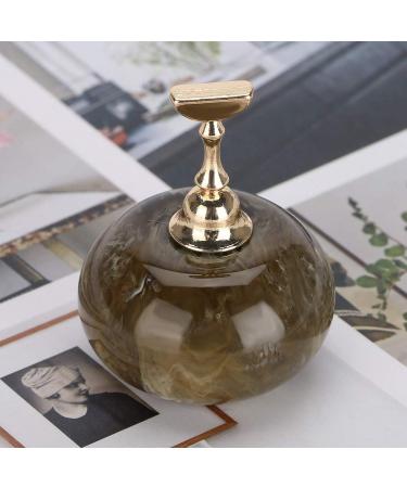 Nail Stand For Press Ons Nail Practice Stand Nail Holder For Painting Nails Magnetic Golden Base Nail Tips Holders Fingernail Display Stands For DIY Nail Art Practicing Manicure - Buy Online on GoSupps.com