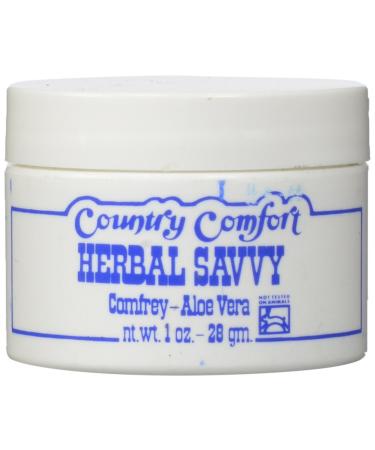 Country Comfort Herbal Savvy Comfrey Aloe Vera 1 Ounce