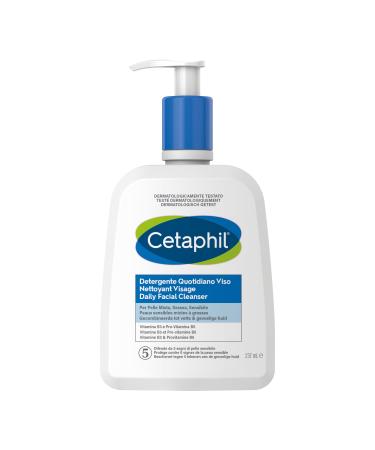 Cetaphil Gel nettoyant visage 237ml pour peaux sensibles mixtes grasses nettoyant visage femme et homme base de Niacinamide Panth nol et glyc rine