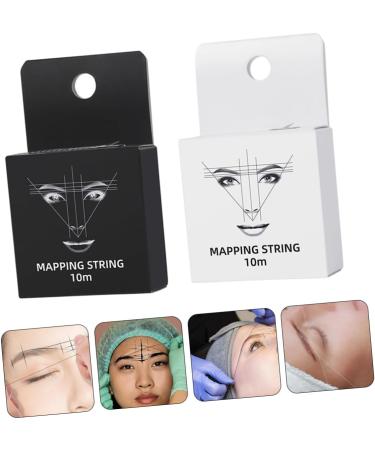 NOLITOY 2pcs Ink Eyebrow Measuring Tool Eyebrow Ruler Eyebrow Auxiliary Ruler Make up Eyebrow Line - Buy Online on GoSupps.com
