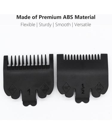 2 Pieces 2 Lengths Professional Hair Clipper Attachment Guide Guard Combs 1/16" 1/8" 1.5mm 3mm Compatible with Wahl Standard Full-Sized 5 Star Series Magic Clip Hair Clippers (Black) - Buy Online on GoSupps.com