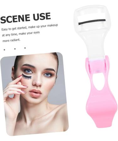 Housoutil 1 Eyelash Curler Eyelash Clip Clamp False Eyelashes Applicator Tool Lash Lifter Kit Handy Eyelash Clips Professional Makeup Tool for Eyelashes Lip Gloss Travel Pink Portable - Buy Online on GoSupps.com