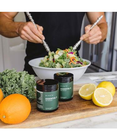 Essential 8 | Multivitamin for Energy & Immunity Support | 8 Essential Nutrients | Calcium Vitamin B12 Omega3 Zinc Iron Vitamin D & More | Non-GMO Vegan GF | 30 Servings (60 Softgel Capsules) - Buy Online on GoSupps.com