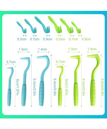 Eupsiiu 6-Piece Tick Removal Set for Dogs Cats & Horses | Gentle Tick Remover Tweezers & Pliers | Effective Tick Remedies in Blue & Green - Buy Online on GoSupps.com