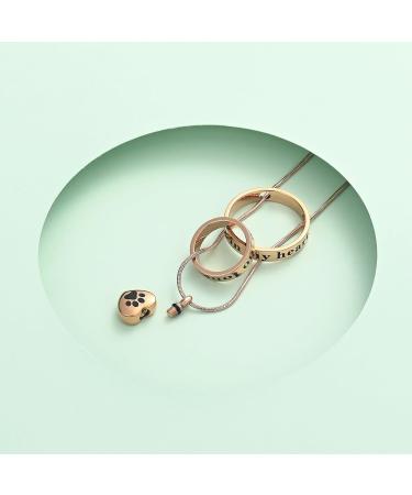 VCCWYQK Urn Pendant Necklace for Pet Ashes - Forever in My Heart Keepsake for Dogs & Cats - Buy Online on GoSupps.com