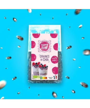  Happy Bio Happy Bio Chia Seeds Bio 250g - Buy Online on GoSupps.com