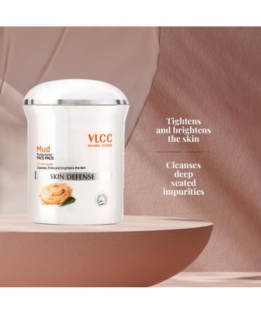 VLCC Mud Face Pack alle Hauttypen geeignet Reinigt Firmen und hellt Haut D fense 70 g - Buy Online on GoSupps.com