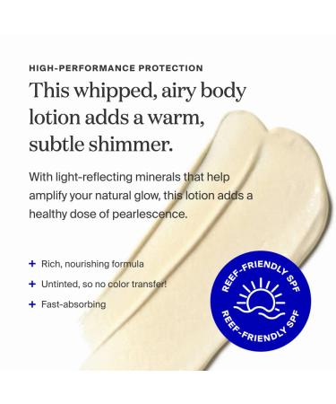 Supergoop! Glowscreen Body SPF 40 PA+++ 3.4 fl oz - Hydrating Body Lotion with Broad Spectrum Sunscreen and Shimmer for Instant Glow - White Stargrass & Coconut Alkanes - Buy Online on GoSupps.com