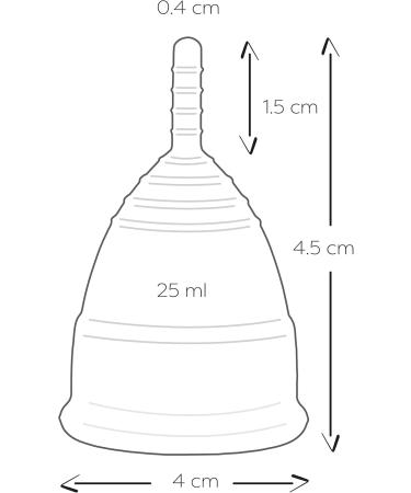 Menstrual Cups Size S - Eco-Friendly Comfortable Reusable | Shop Internationally - Buy Online on GoSupps.com