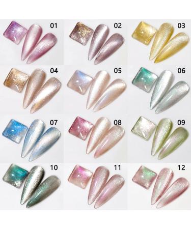 15ml Nail Gel Lacquer Need LED Lamp Soak Off UV Lamp Gel Nail Polish Laser Colorful Gel Manicure Art Cat Eye Gel - (Color: 7) - Buy Online on GoSupps.com