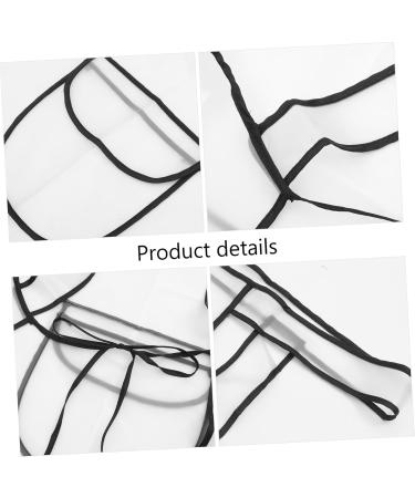 Ipetboom nail polish dress uniform hair dye major white Work baking oil supplies tpu hair stylist apron salon hair stylist apron hairstylist aprons for men decorate man apron bib 74x66cm White - Buy Online on GoSupps.com