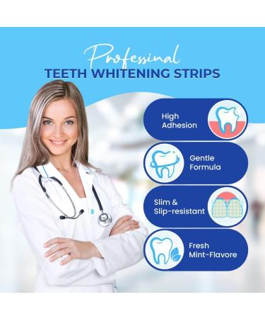 LUELLI Teeth Whitening Strips - 7-Day Whitening Kit - 10 Shades Whiter - 14 Treatments - Buy Online on GoSupps.com