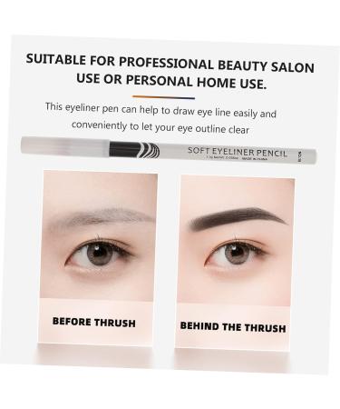 TOVINANNA 12pcs Lying Silkworm Eyeliner Makeup Eyeliner Iluminador De Maquillaje Pencil Wood White Eyes - Buy Online on GoSupps.com