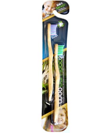 Woobamboo Sprout Kids Super Soft Toothbrush - 2 Count | Eco-Friendly Gentle Oral Care for Children - Buy Online on GoSupps.com