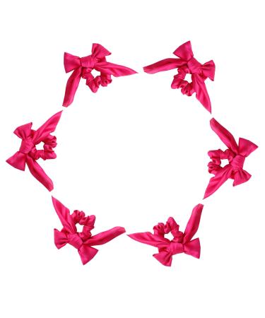 ZZICEN Satin Hair Scrunchie with Tail - 12 Pcs Solid Colors Silk Hair Scarf Scrunchies for Women and Girls - Buy Online on GoSupps.com