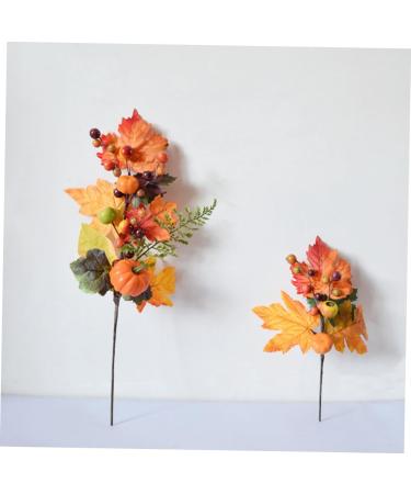 Zerodeko 10 Pcs Faux Maple Squash Autumn Faux Plant Plants Decor Maple Leaf Bouquet Artificial Fall Picks Fall Maple Leaf Halloween Decoration Halloween Party Silk Flower Household Leaves Orangex5pcs 22x22cmx5pcs - Buy Online on GoSupps.com