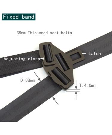 Hancaner Car Safety Seat Universal Steel Latch | ISOFIX Belt Connector & Seat Belt Mount for Enhanced Safety - Buy Online on GoSupps.com