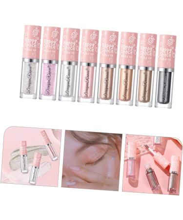 Hemoton 8pcs Eye Shadow Sparkly Eyeshadow Glitter Eye Makeup Tools Shiny Eyeshadow Glitter Eye Makeup Women Glitter Eyeshadow Shimmer Eyeshadow Makeup Supplies Eye Highlight Eyeshadow - Buy Online on GoSupps.com